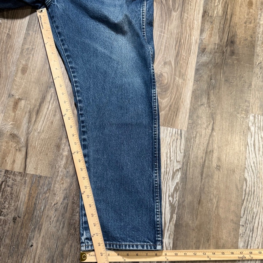 Wrangler Jeans Mens 40x30 Blue FR13MWZ Flame Resistant 13 Original Work Denim - Picture 15 of 16
